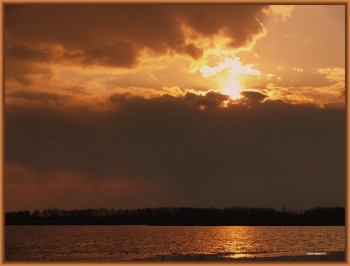 de tjamme zonsondergang